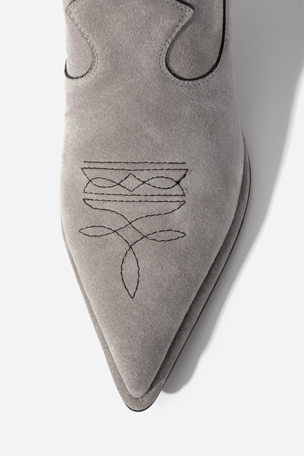 Kachorovska CHERILYN ковбойки сірі замшеві