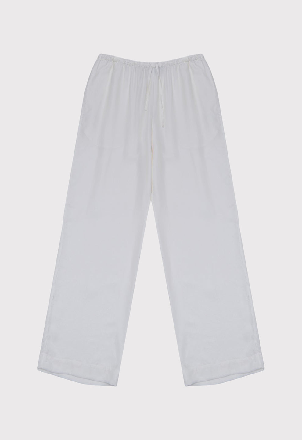 Жіночі молочні штани прямого крою