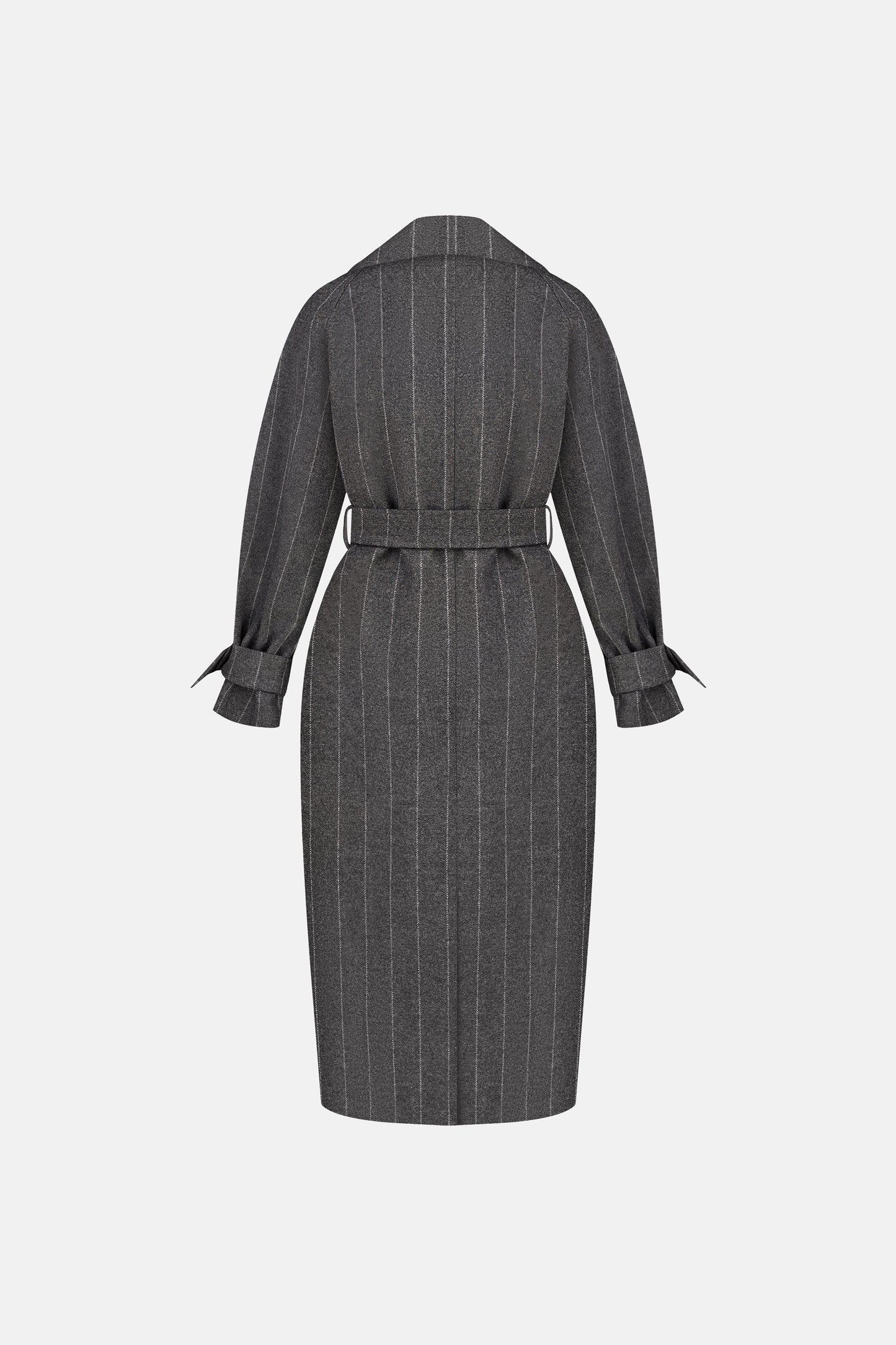 BAZHANE ПАЛЬТО МАКСІ ЗІ СПУЩЕНИМ РУКАВОМ