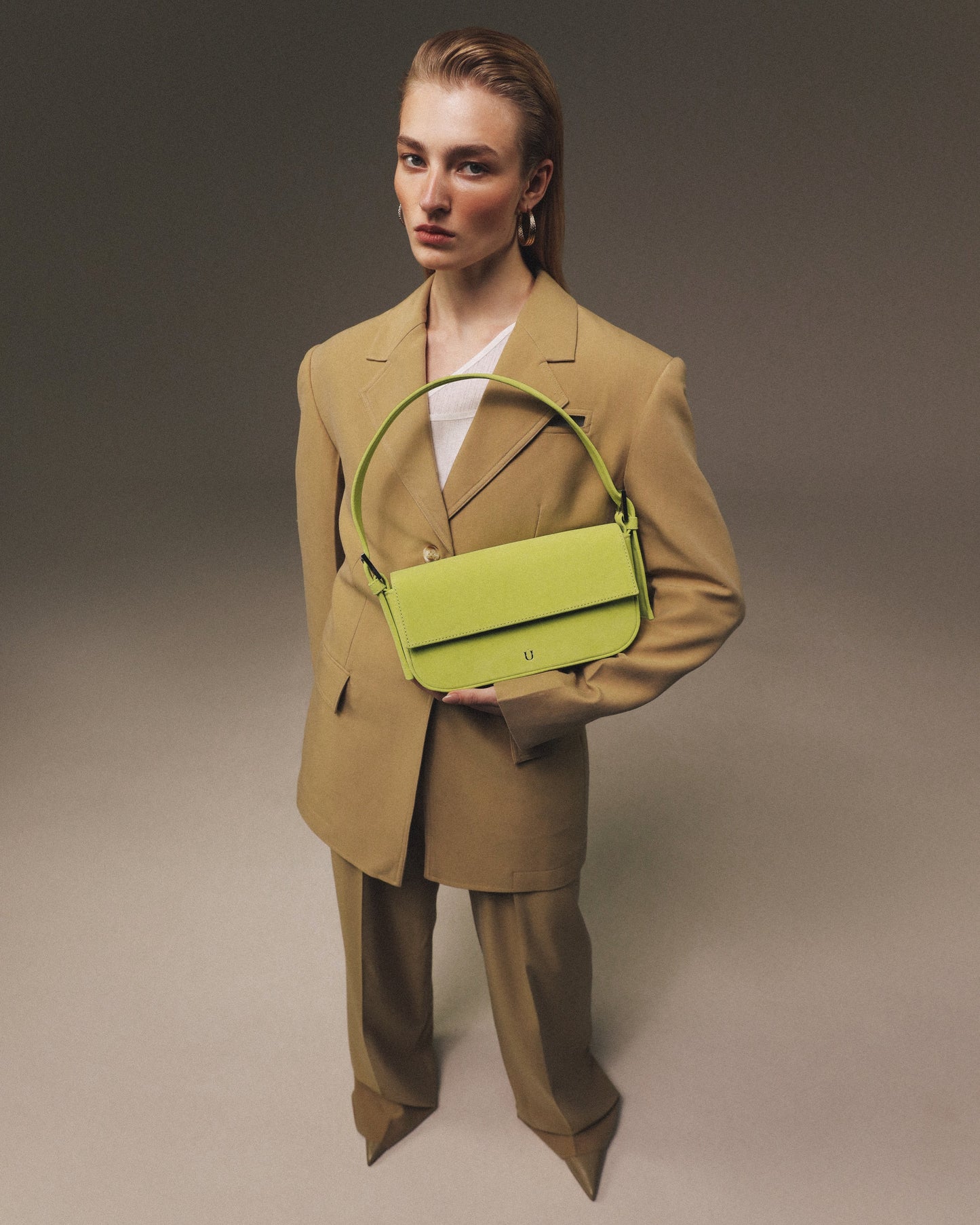 NUKOT BAGUETTE BAG SUEDE CEDRO