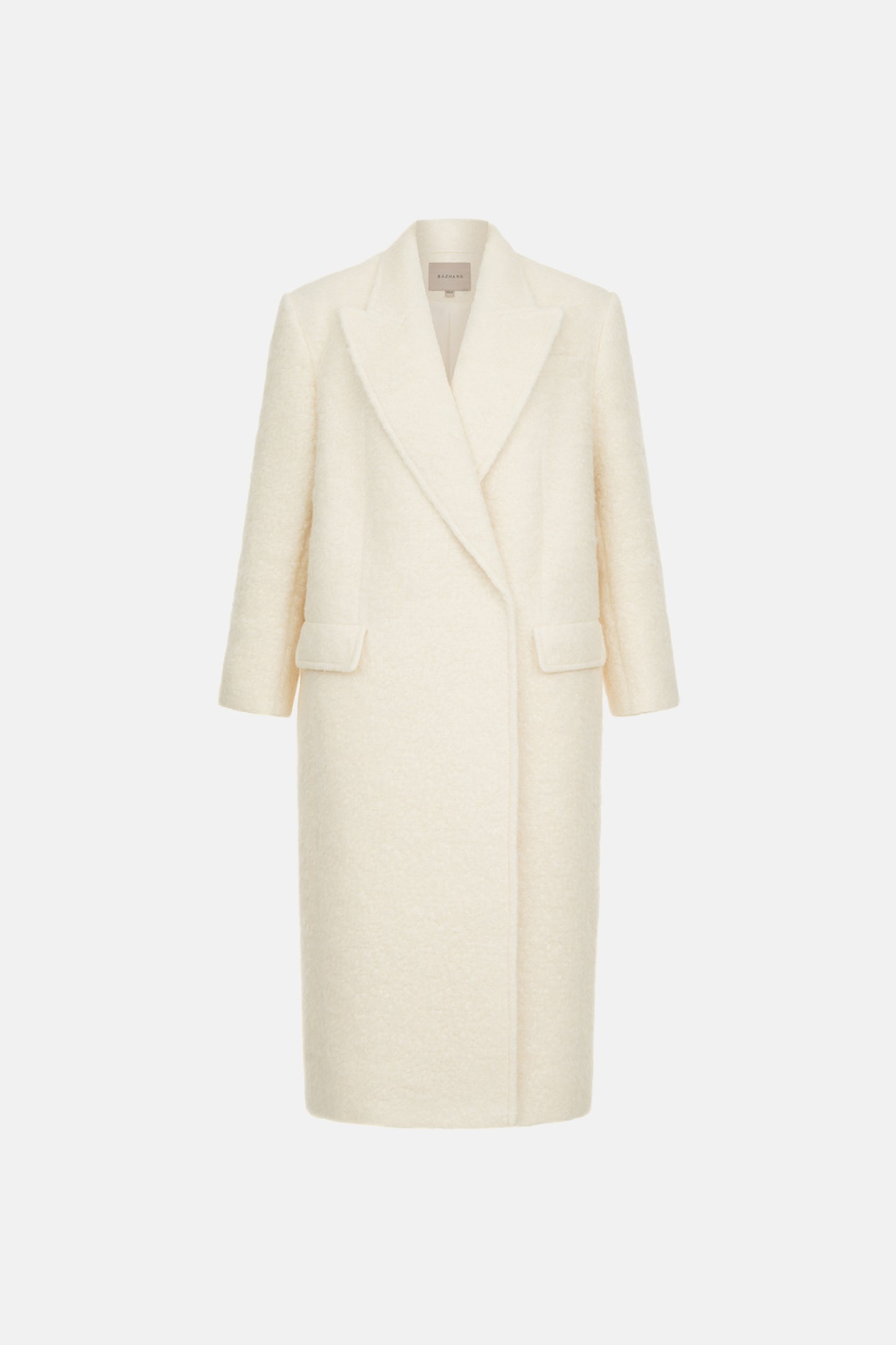 BAZHANE ПАЛЬТО ОВЕРСАЙЗ ПРЯМОГО КРОЮ З АЛЬПАКИ