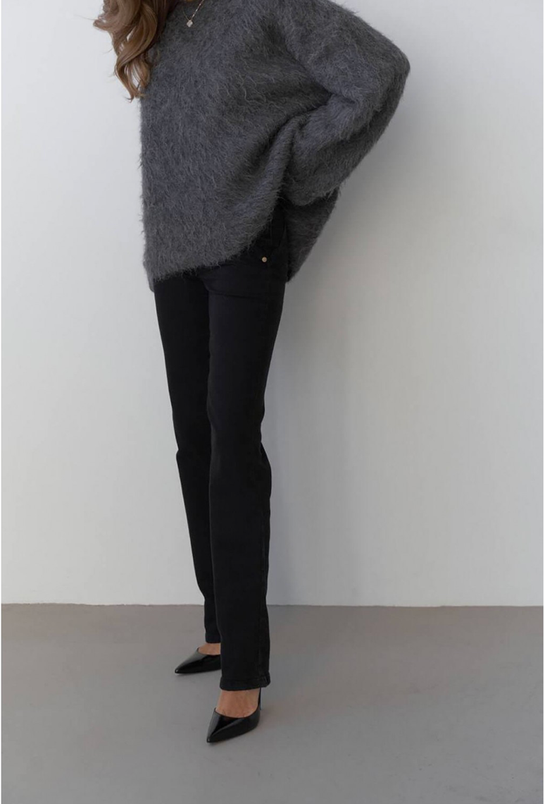 AISENBERG ДЖИНСИ SLIM ЧОРНІ (PREMIMUM ITALIAN DENIM)