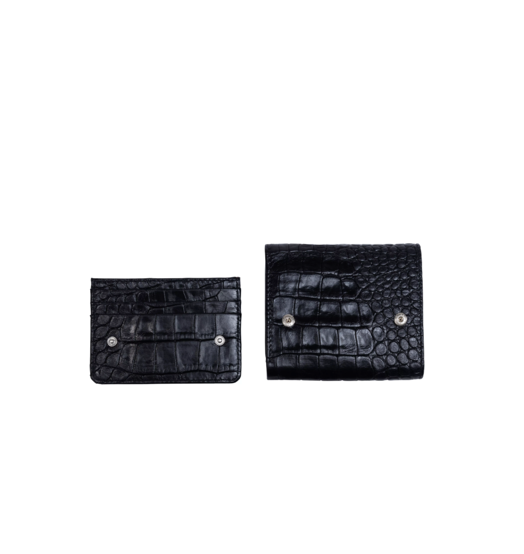 JUNA PURSE CROCO BLACK