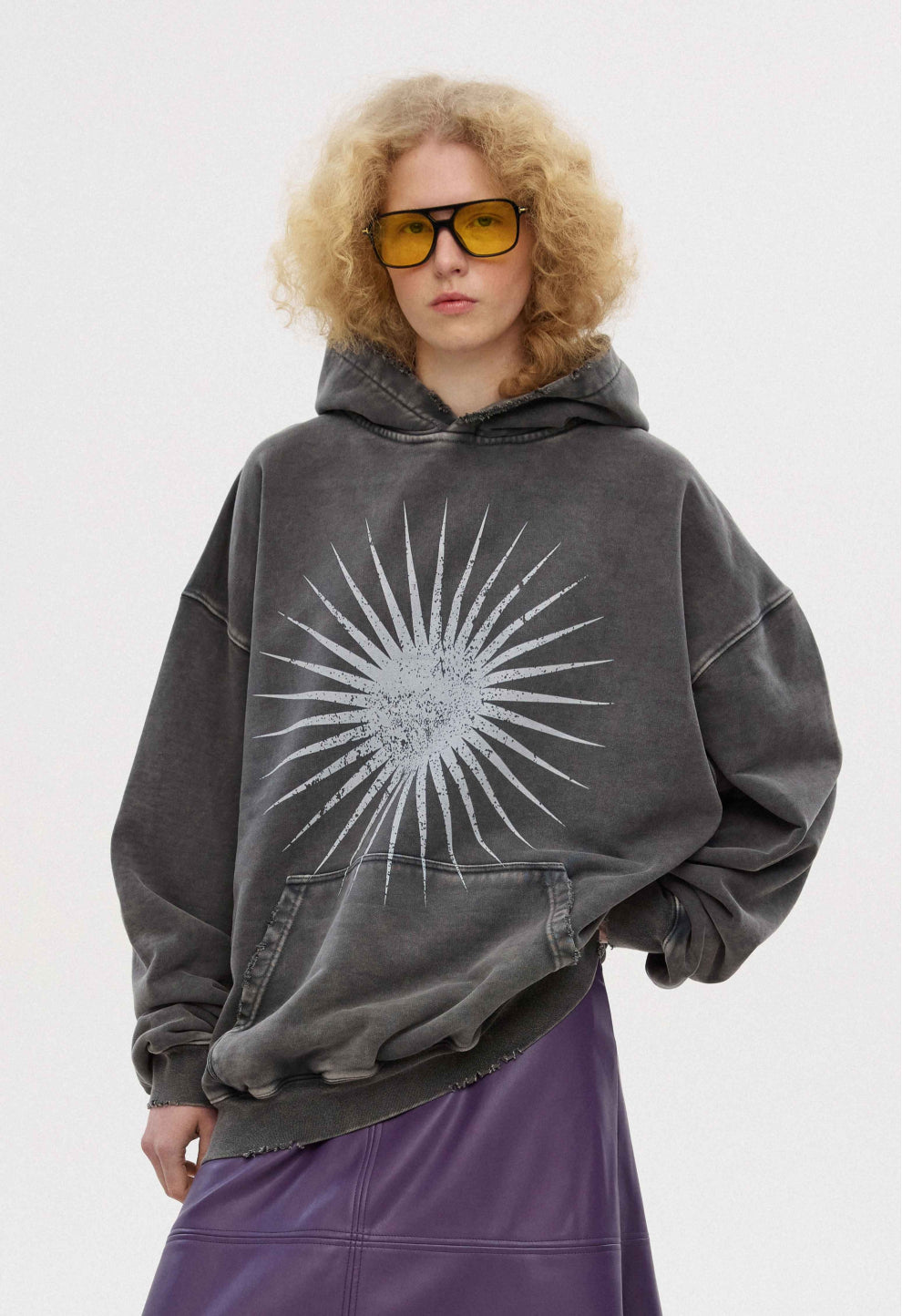 BE OM ХУДІ ОВЕРСАЙЗ ВІНТАЖНИЙ REAL EYES