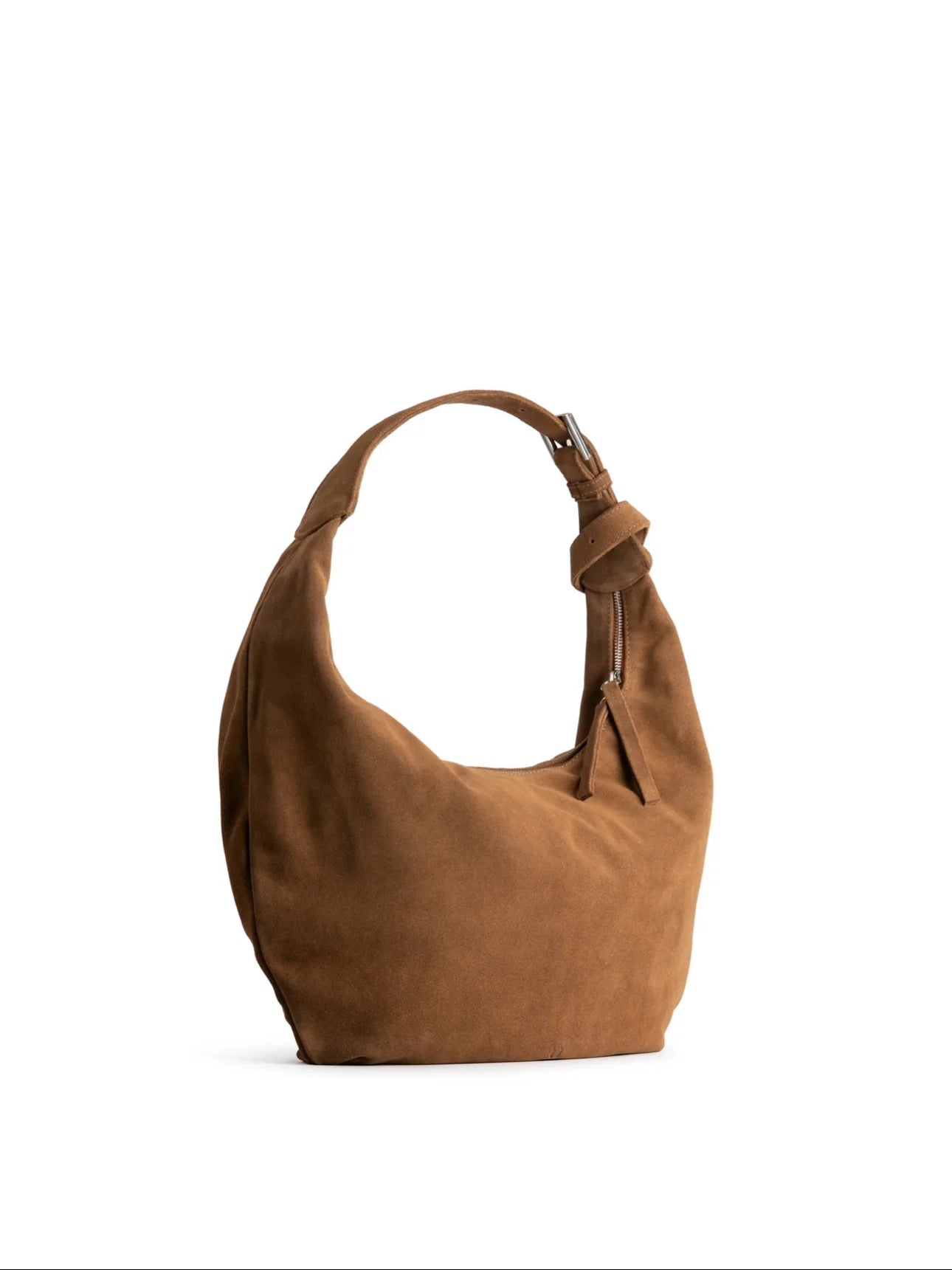 NUKOT HOBO DROP BAG SUEDE TOFFEE