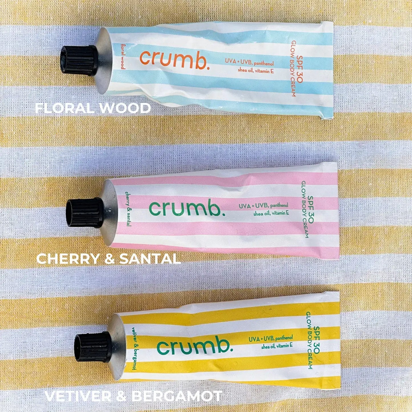 CRUMB Сонцезахисний крем для тіла SPF 30+ з ефектом сяйва
