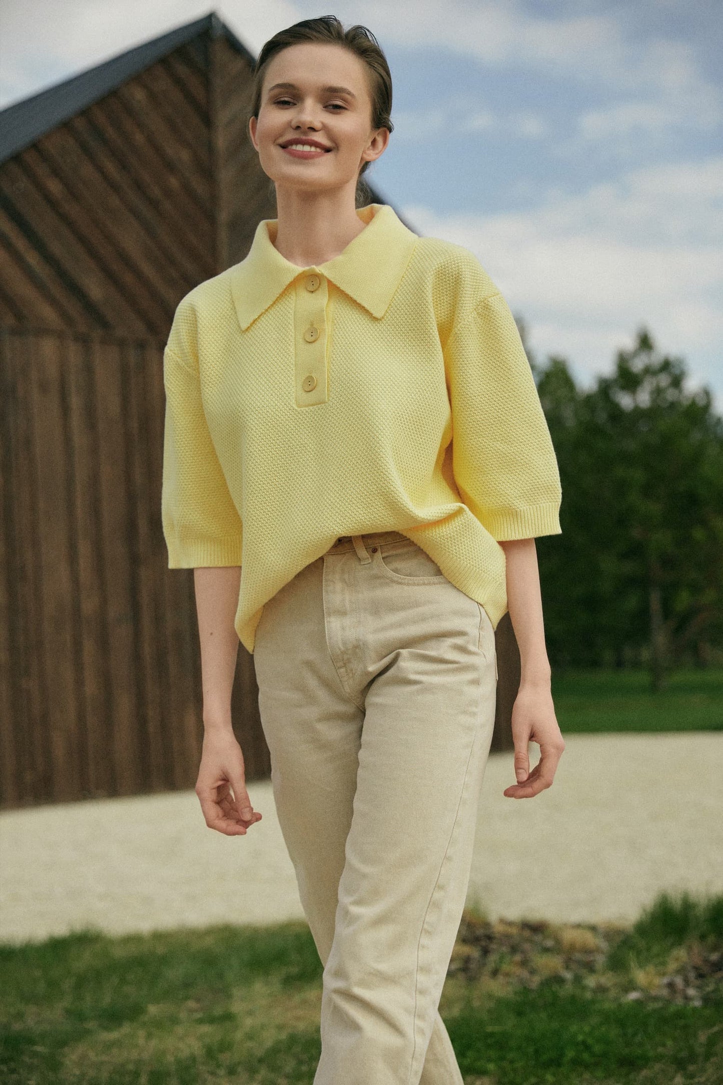 SAGE Поло в стилі оверсайз