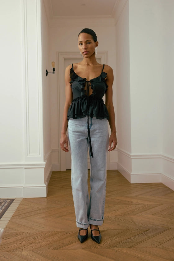 BAZHANE Топ Whisper top чорний