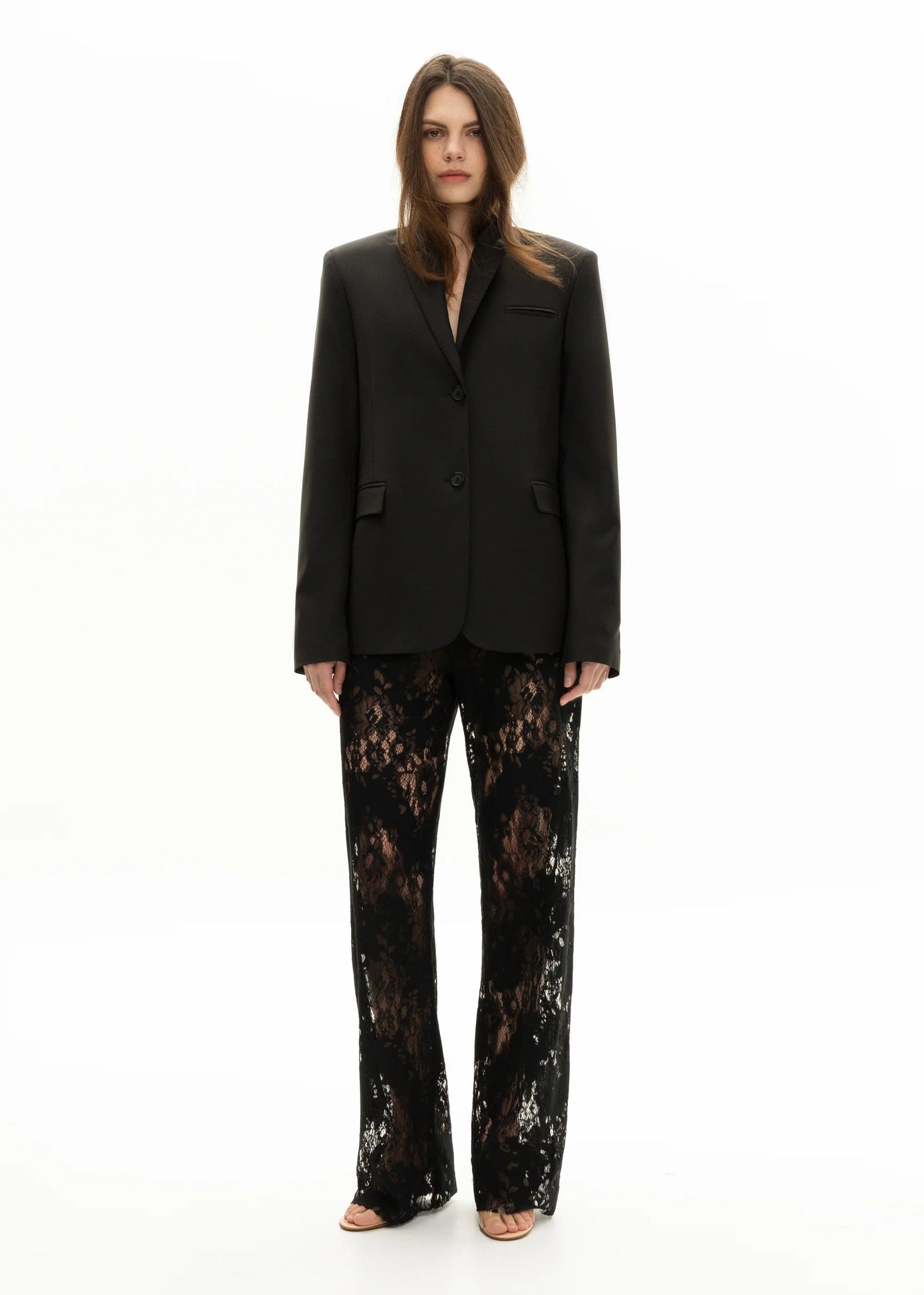 Iam GUIPURE BLACK PANTS