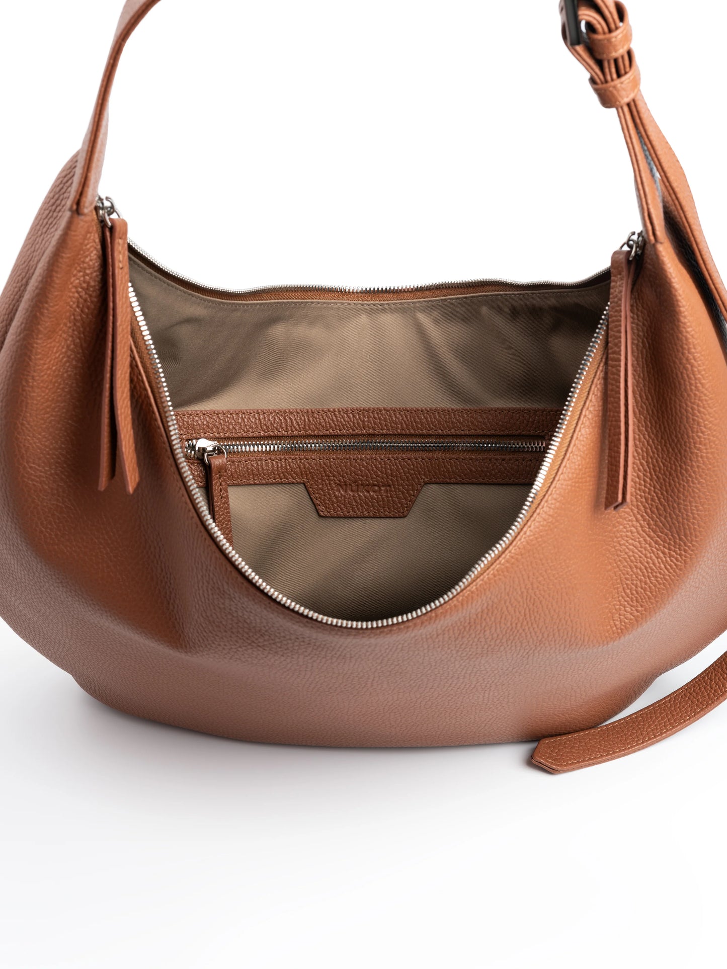 NUKOT HOBO DROP BAG CARAMEL