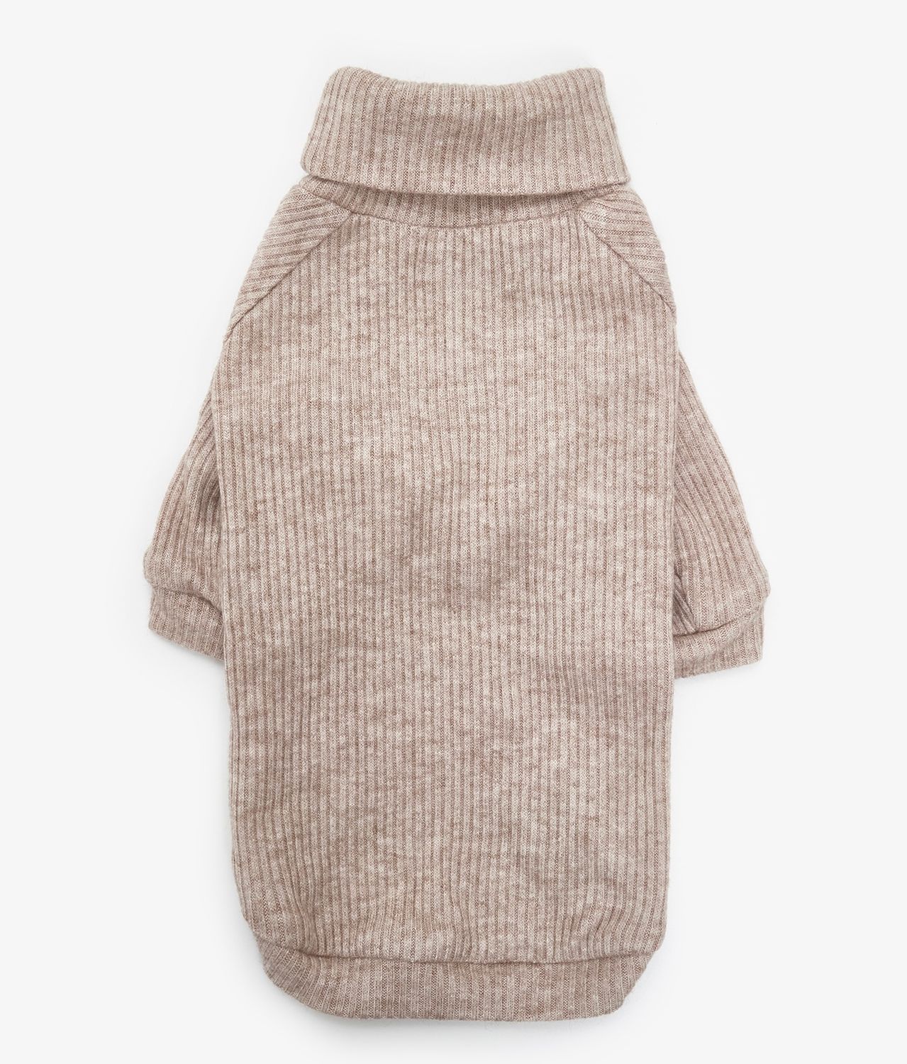 CHOU CHOU Гольф класичний з ангори для собак бежевий