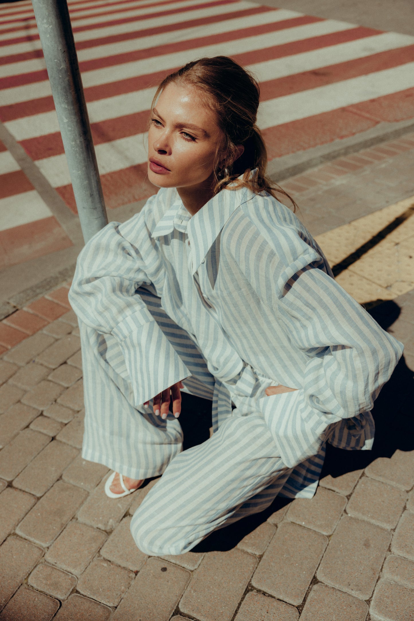 BAZHANE БРЮКИ ПРЯМОГО КРОЮ НА РЕЗИНЦІ