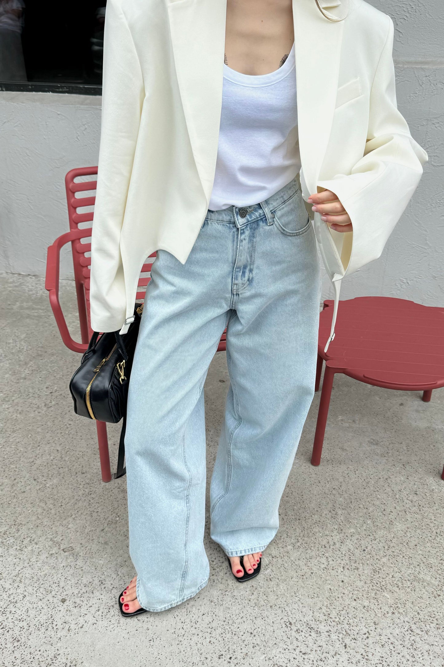 BAZHANE ДЖИНСИ ШИРОКОГО КРОЮ