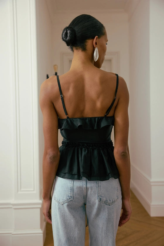 BAZHANE Топ Whisper top чорний