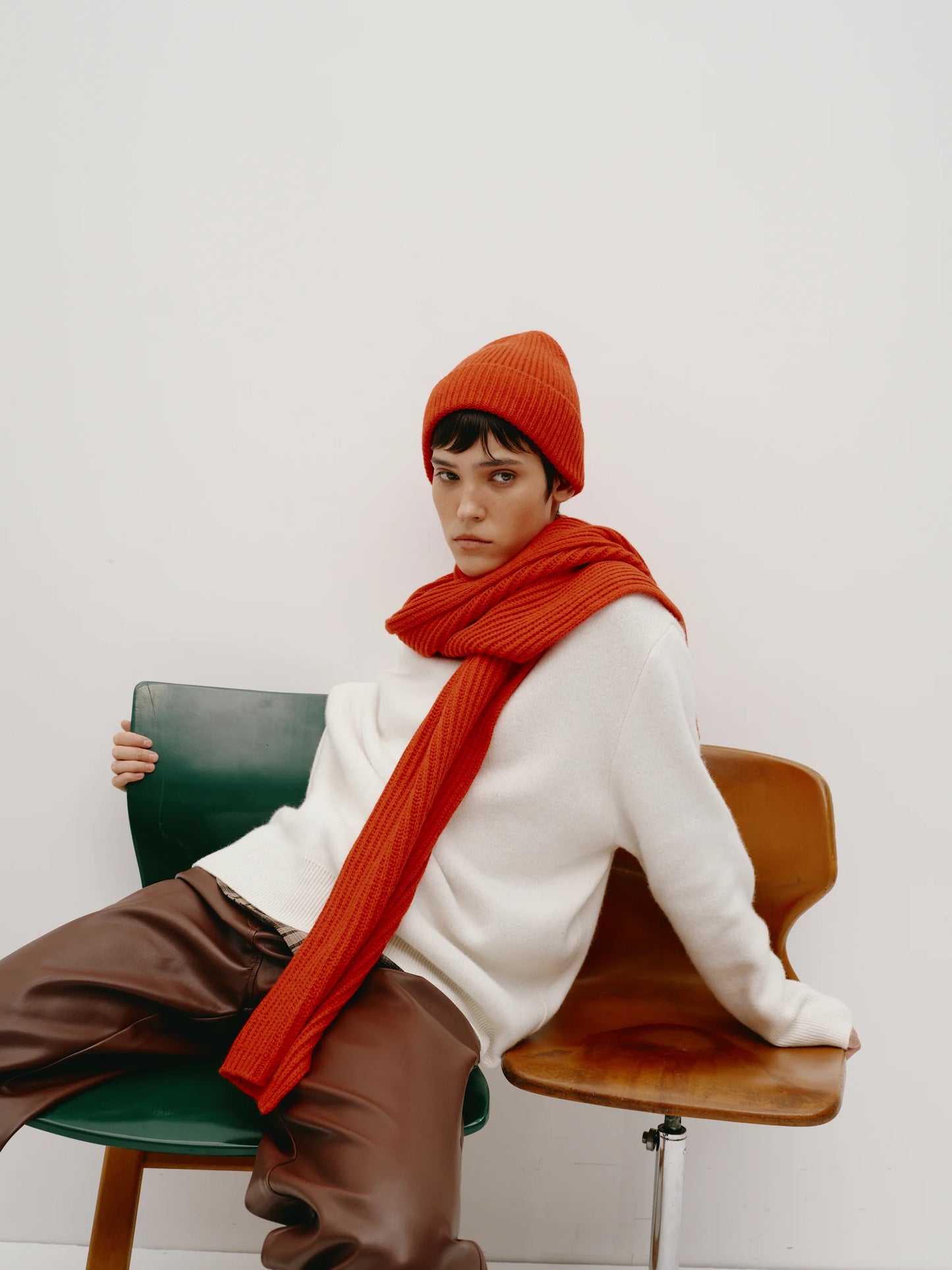 CICI COCO ШАРФ ЧЕРВОНИЙ