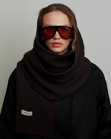 KNITLAB ШАРФ З ЧИСТОГО МЕРИНОСА