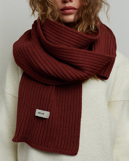 KNITLAB ШАРФ З ЧИСТОГО МЕРИНОСА