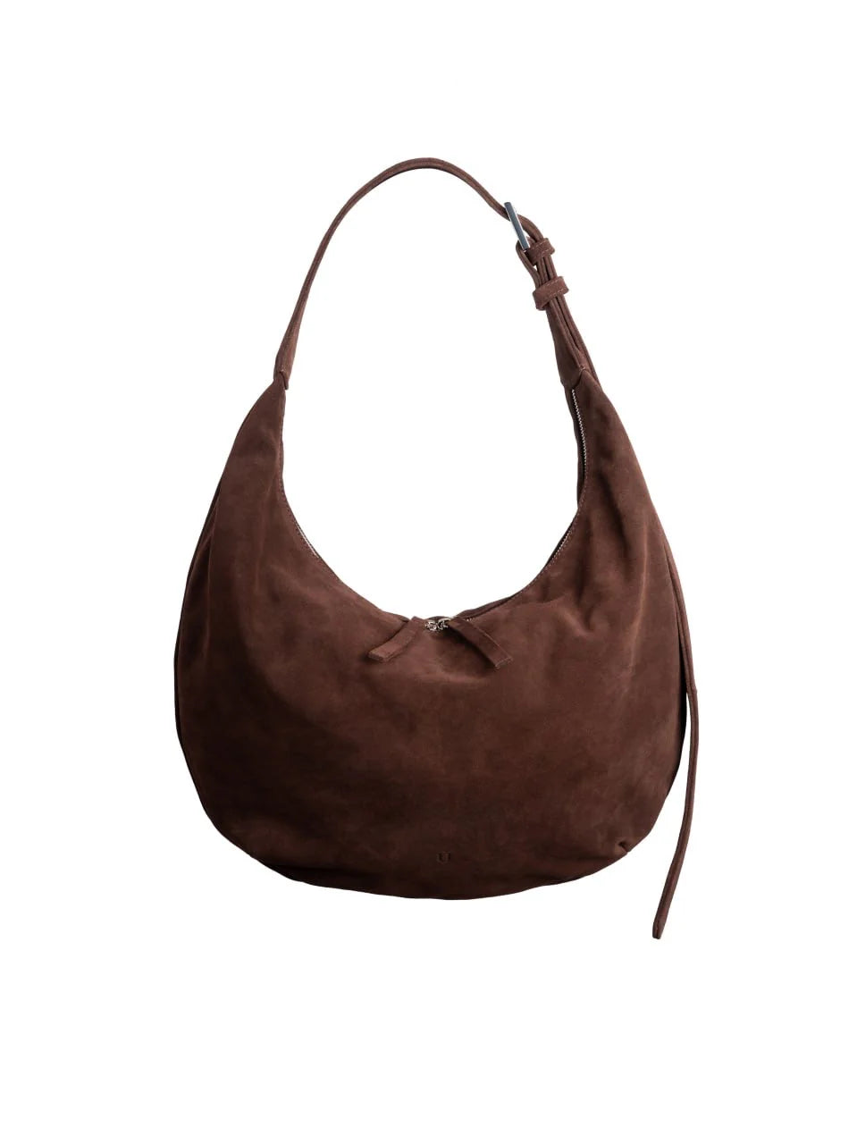 NUKOT HOBO DROP BAG SUEDE CHOCO