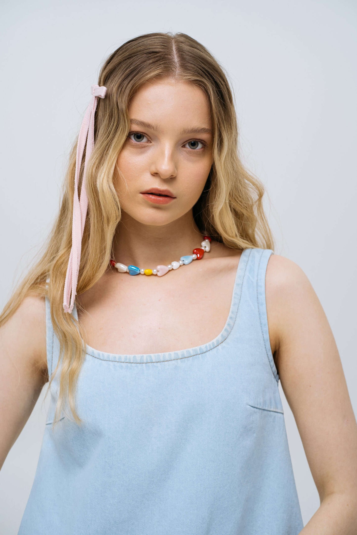 MATCH DENIM Trapeze Dress