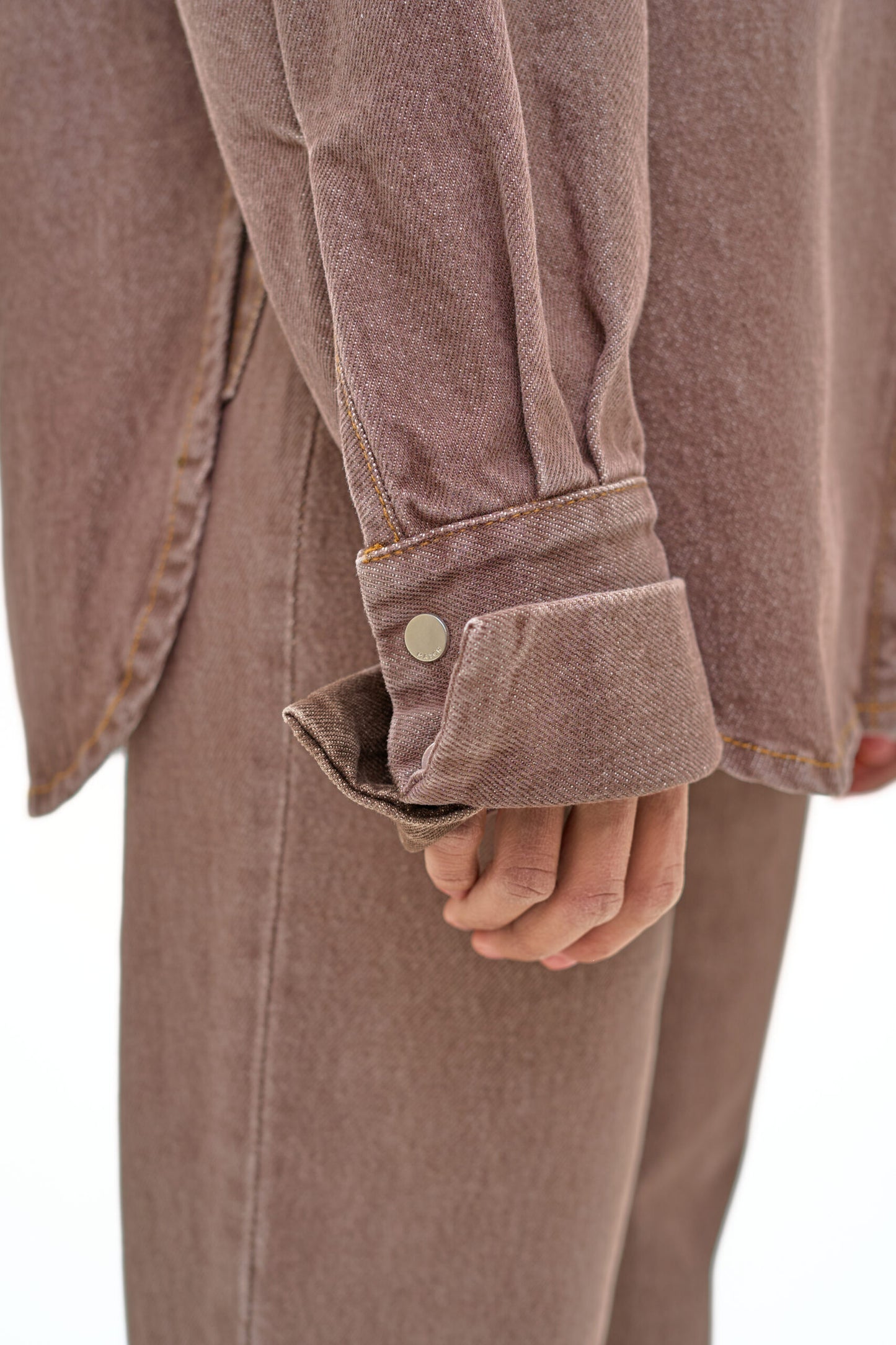 MATCH DENIM Сорочка Brown Denim