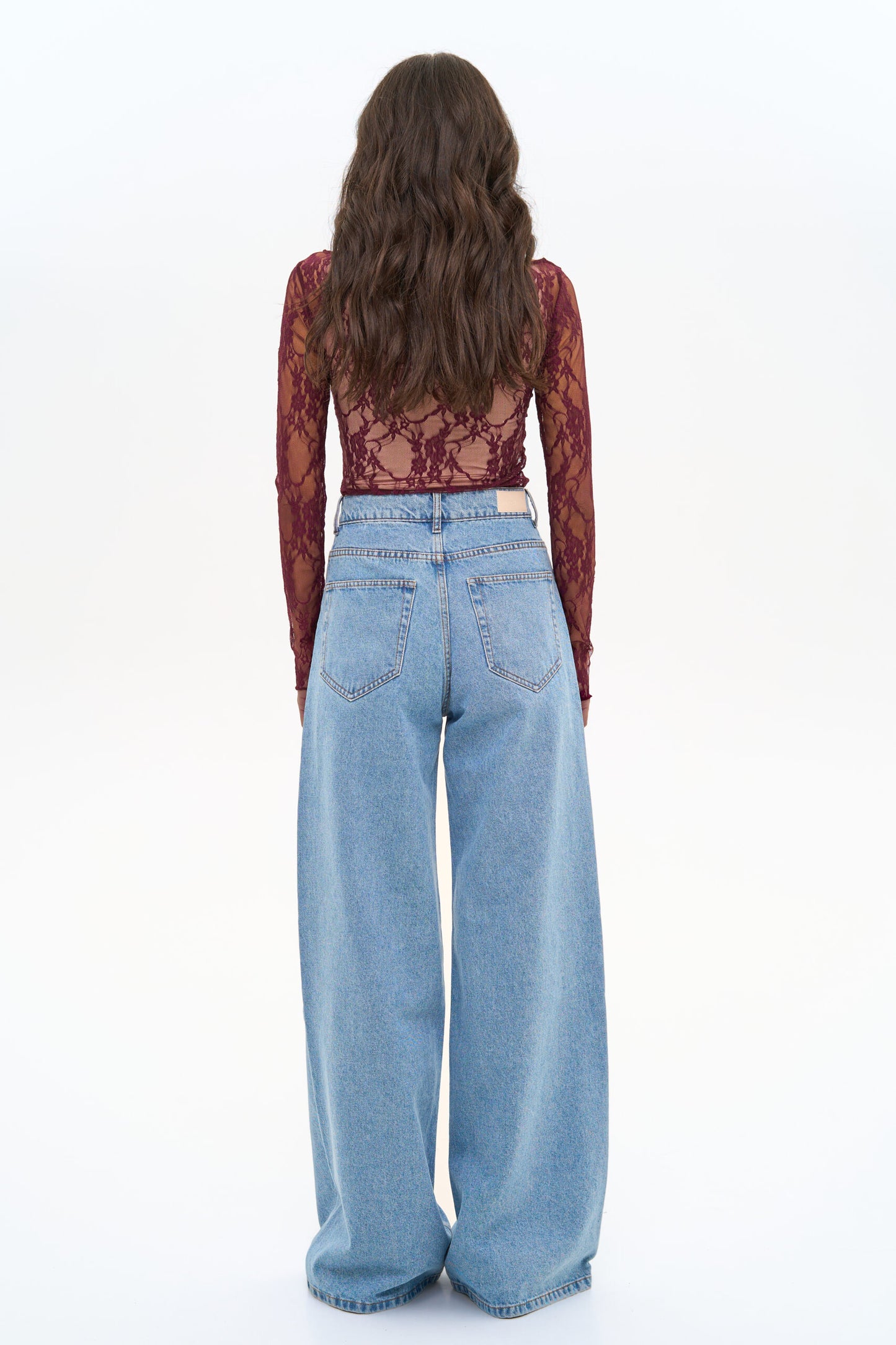 MATCH DENIM Джинси Wide light blue