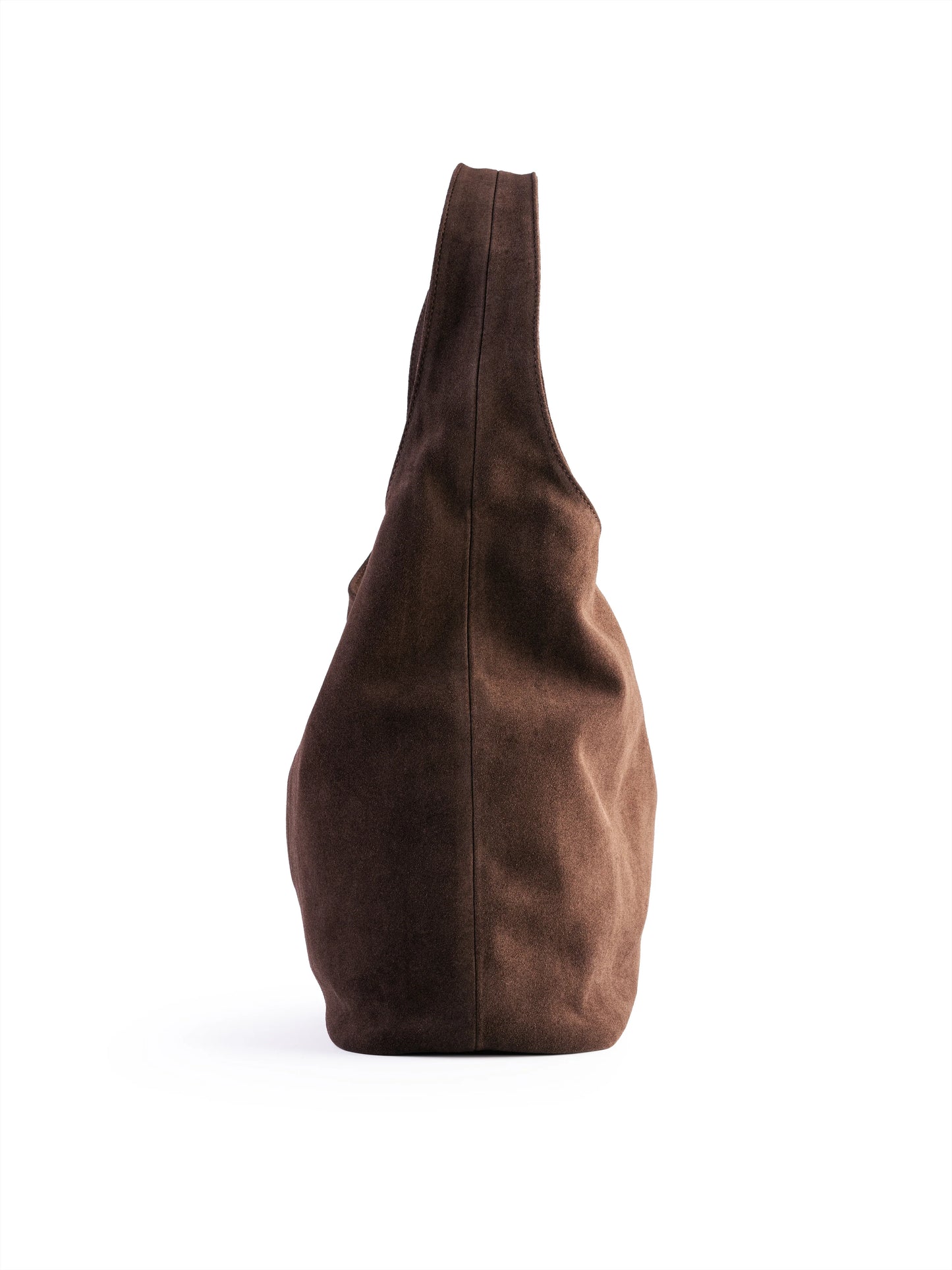 NUKOT HOBO BAG SUEDE CHOCO