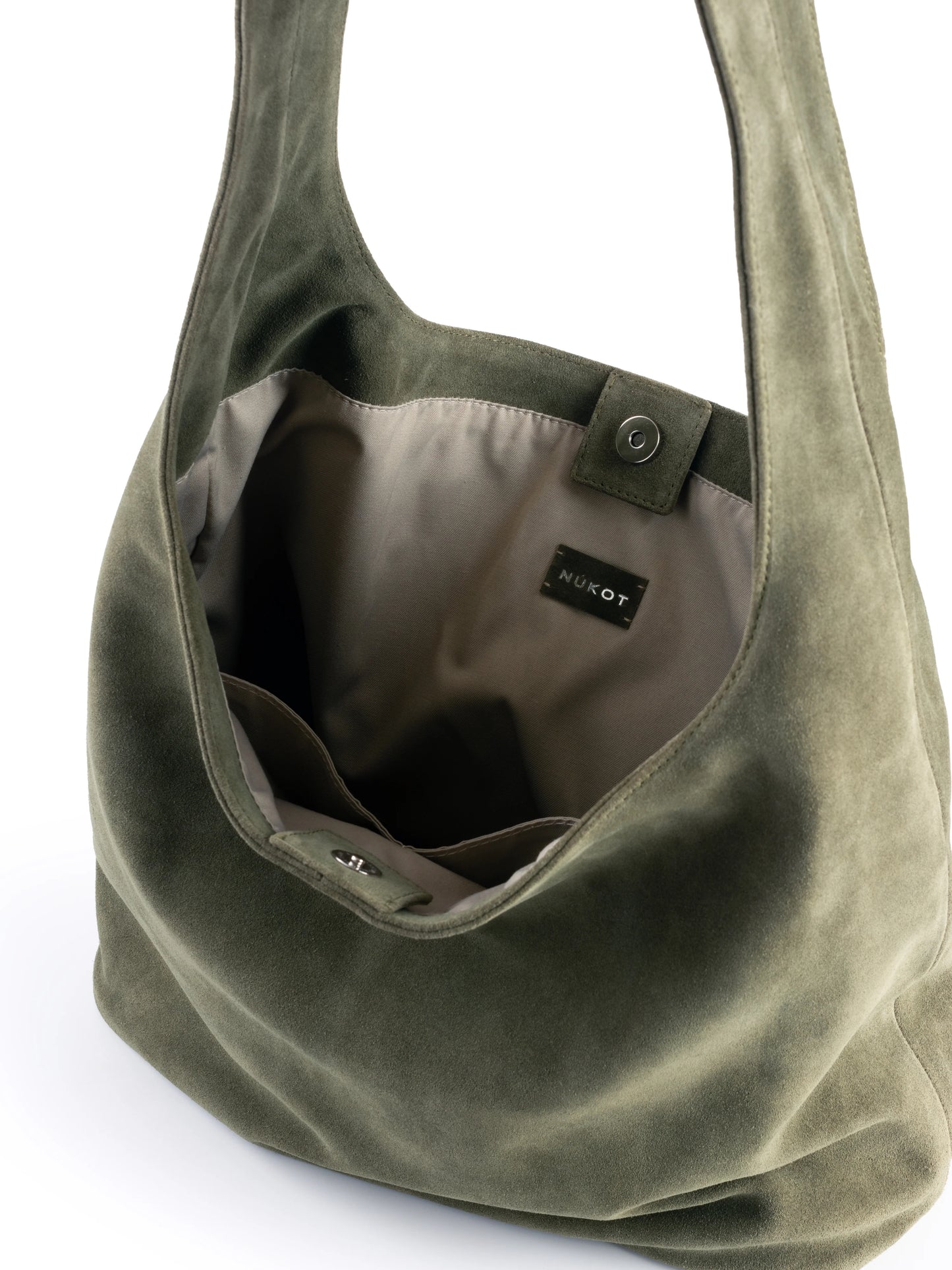 NUKOT HOBO BAG SUEDE KHAKI
