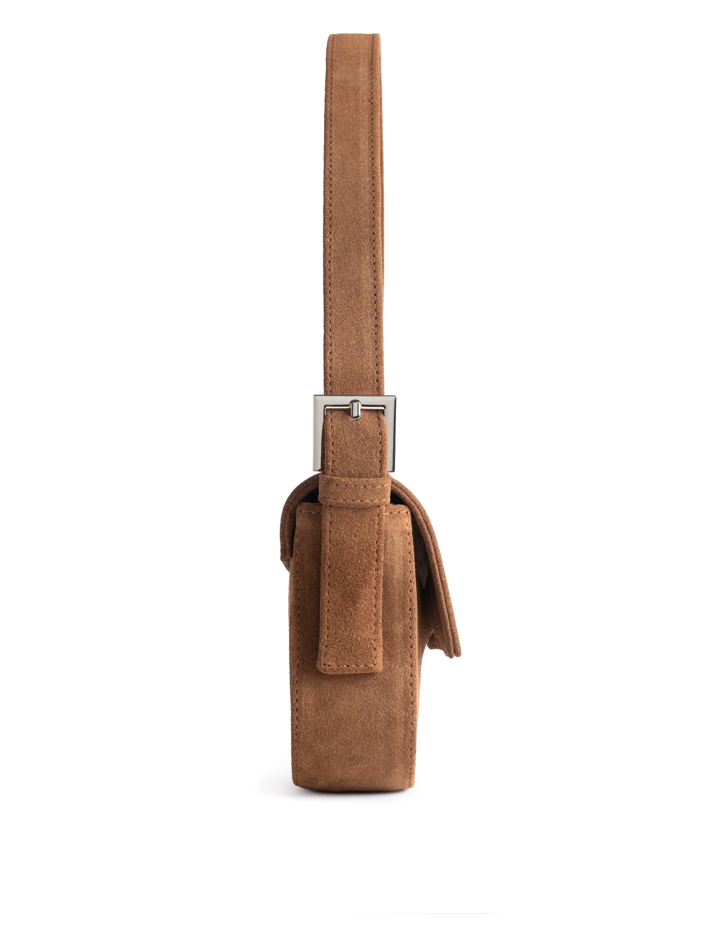 NUKOT BAGUETTE BAG SUEDE TOFFEE