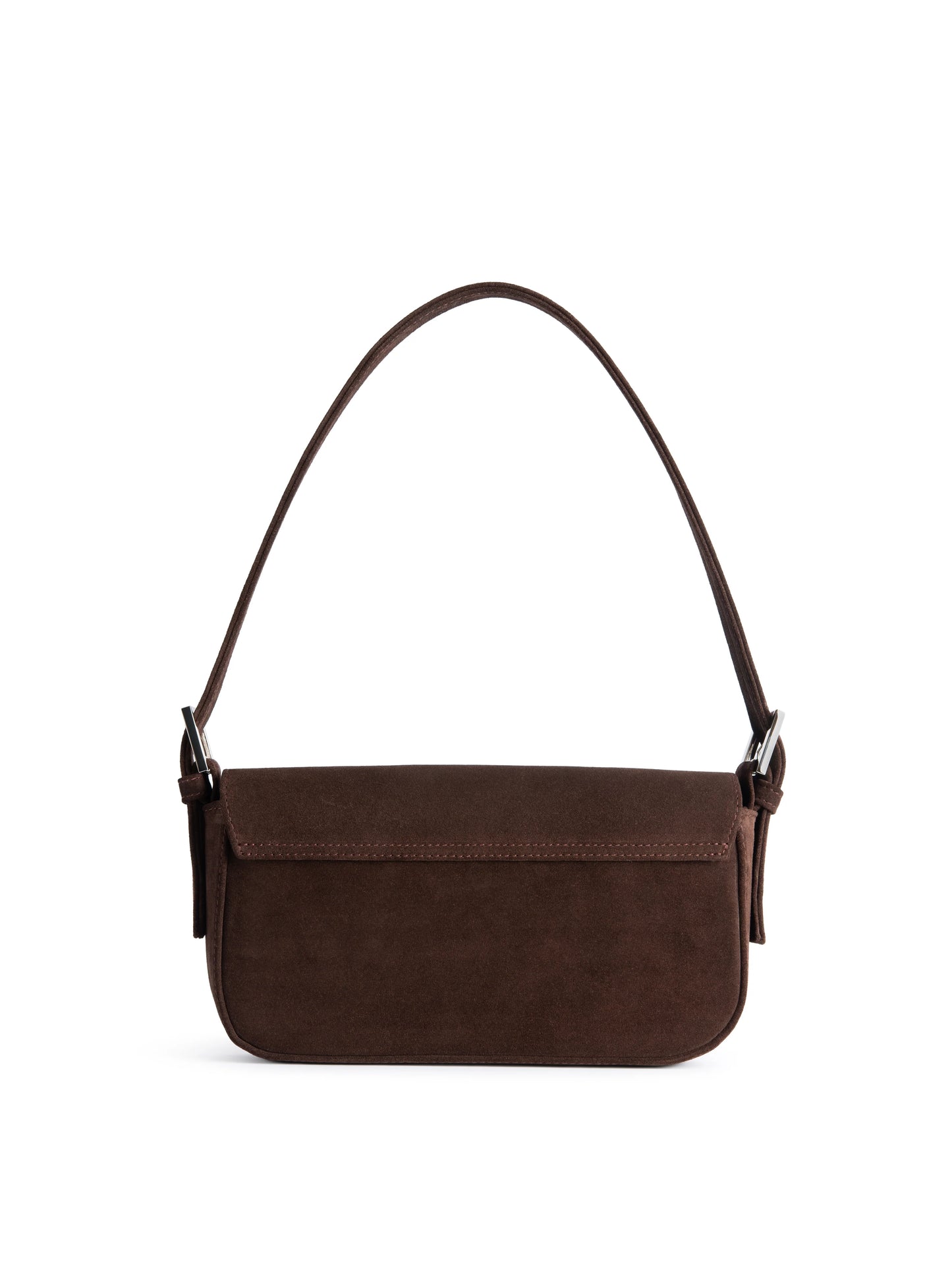 NUKOT BAGUETTE BAG SUEDE CHOCO