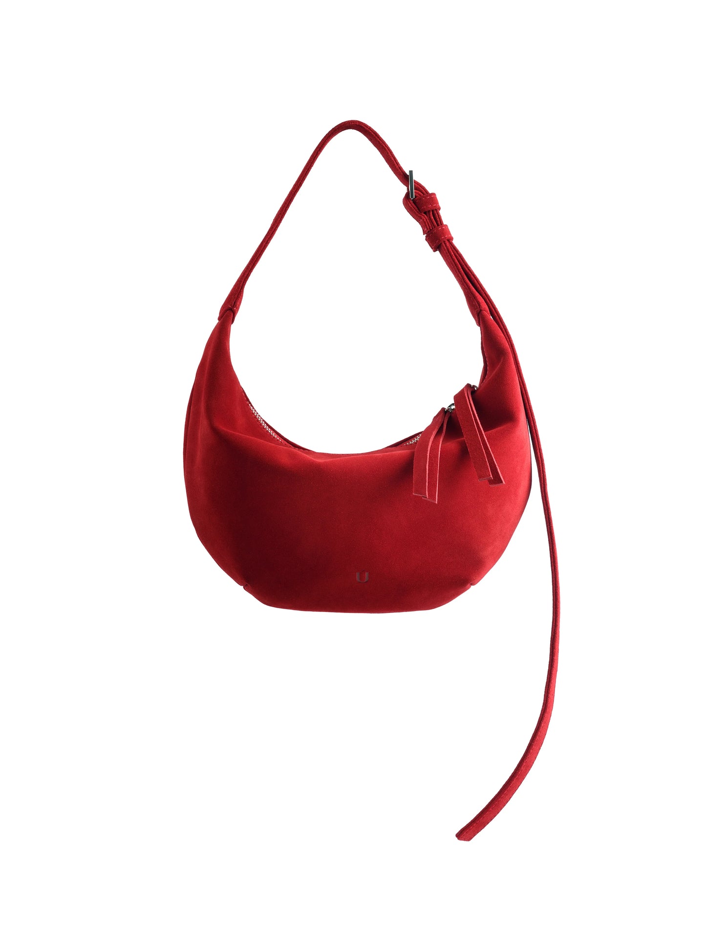 NUKOT HOBO DROP MINI SUEDE RED