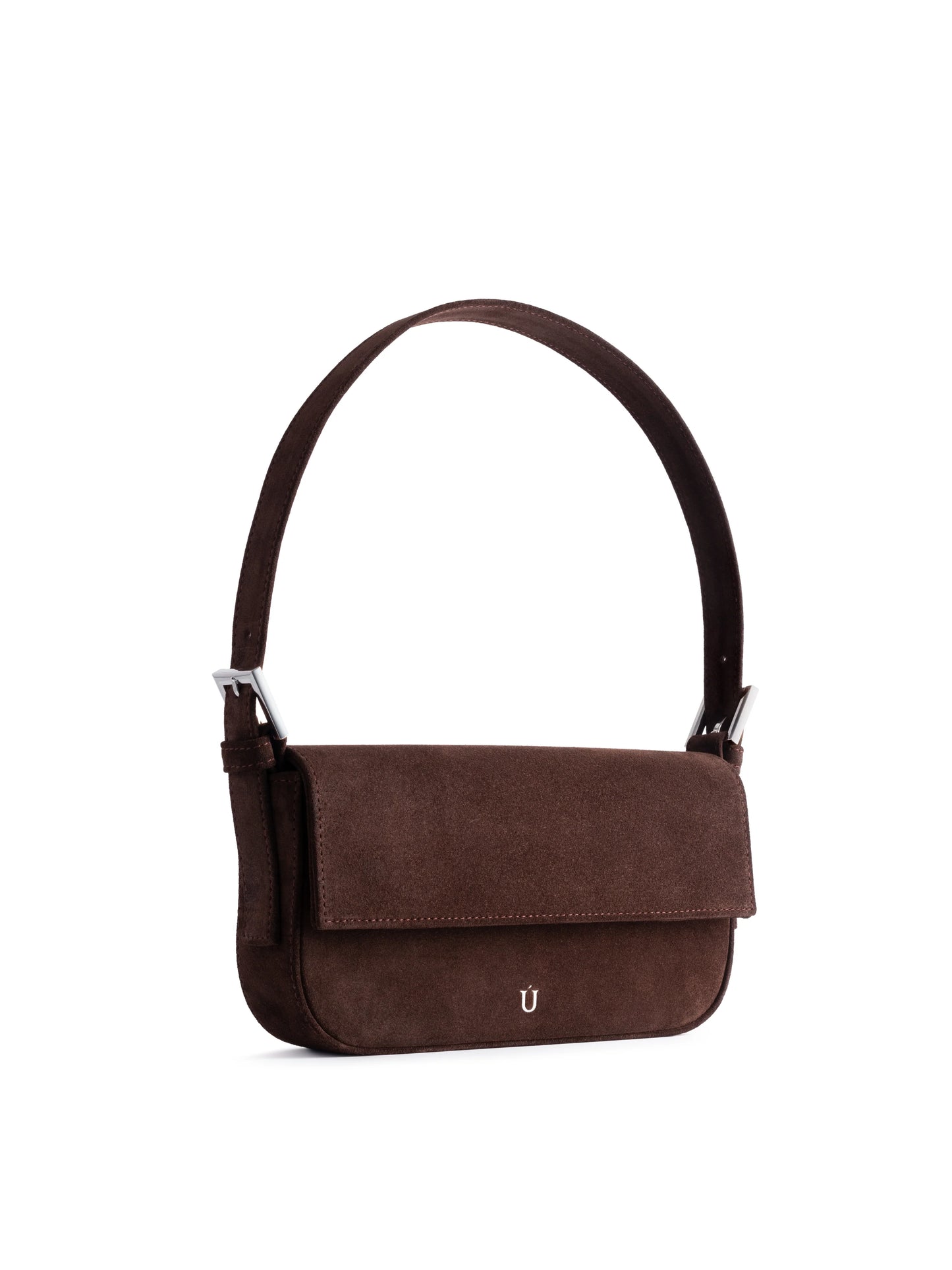 NUKOT BAGUETTE BAG SUEDE CHOCO