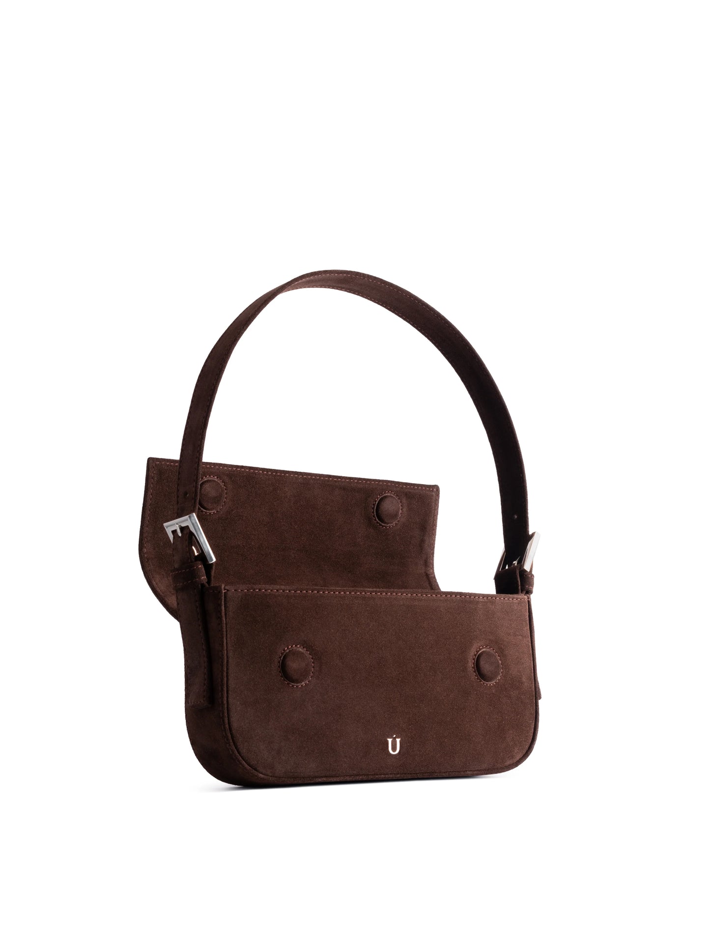 NUKOT BAGUETTE BAG SUEDE CHOCO