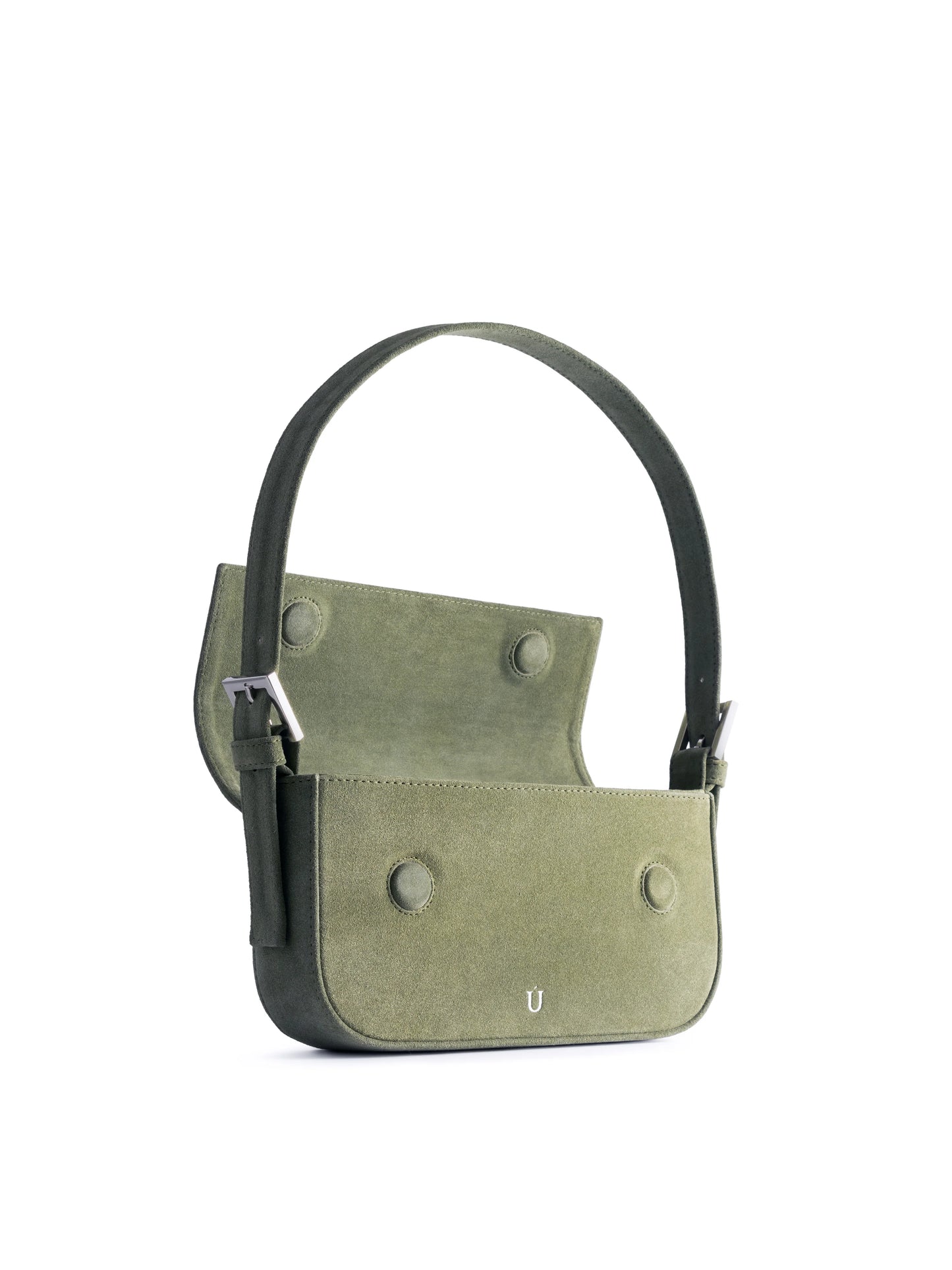 NUKOT BAGUETTE BAG SUEDE KHAKI