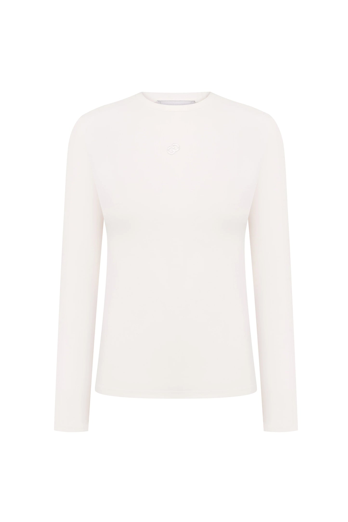 CICI COCO ЛОНГСЛІВ МОЛОЧНИЙ З ВИШИТИМ ЛОГО