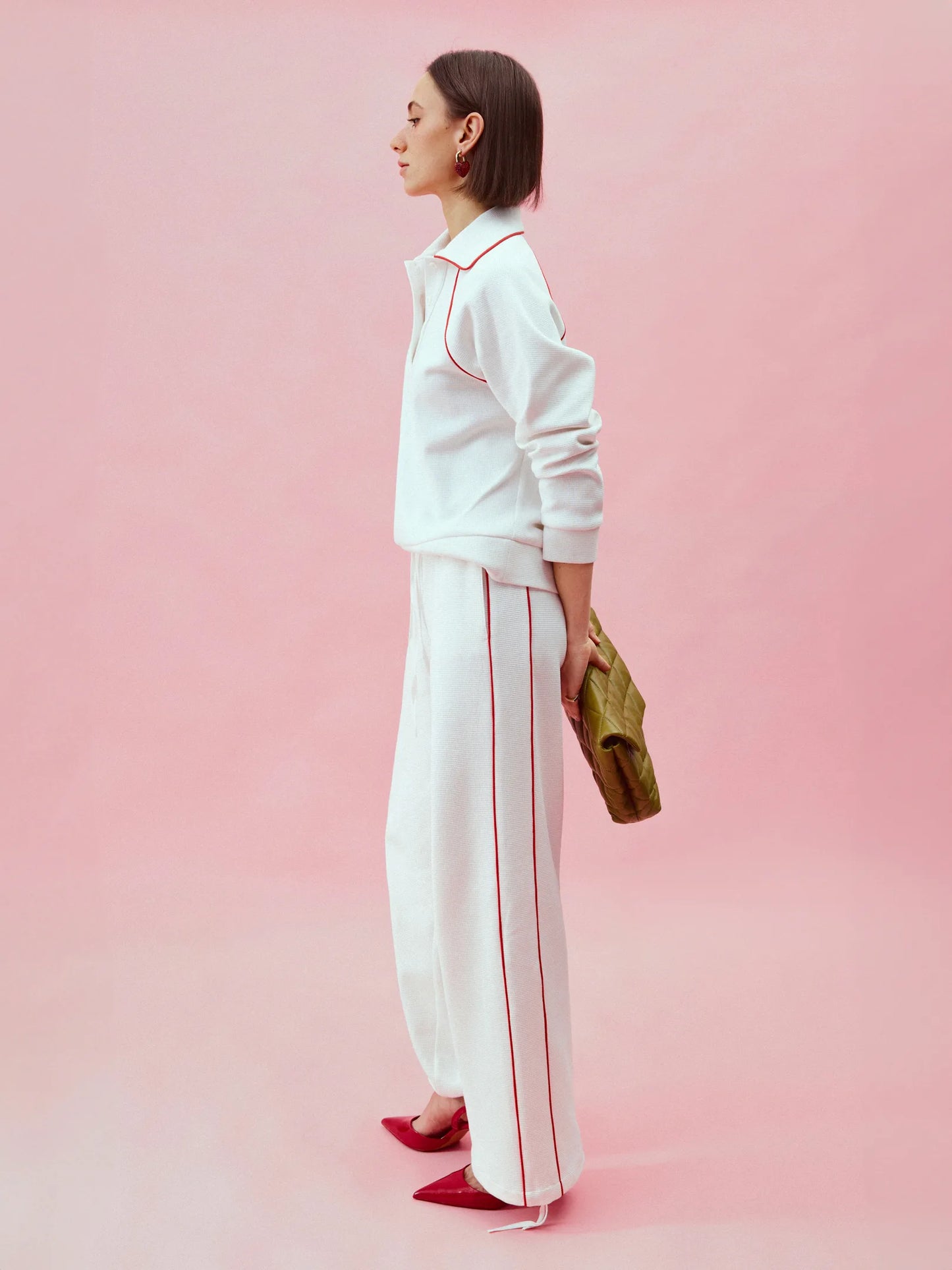 MOCKO Молочний світшот-поло Cammelia