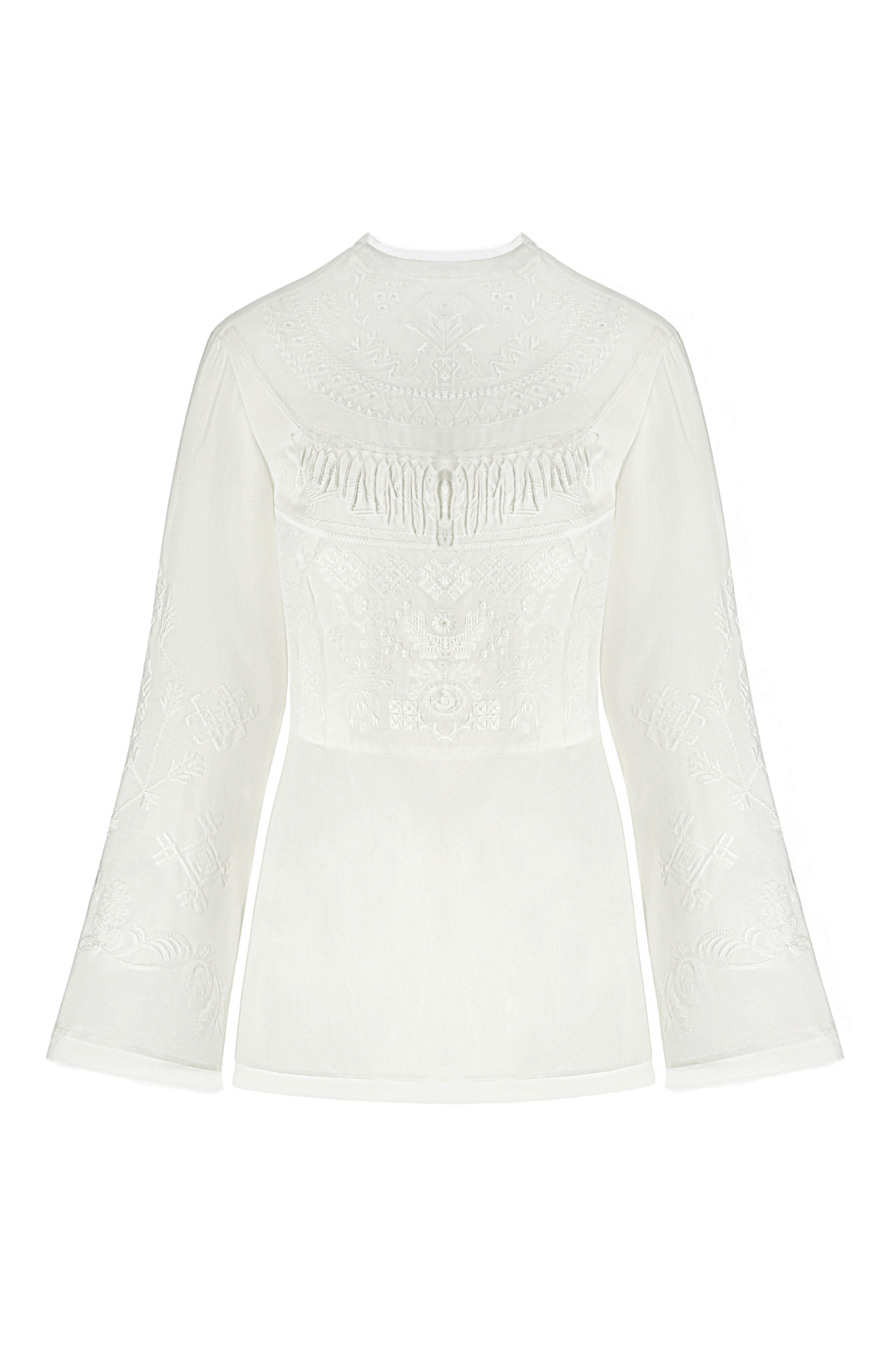 Gaptuvalnya Вишиванка Єдності жіноча (білий орнамент)