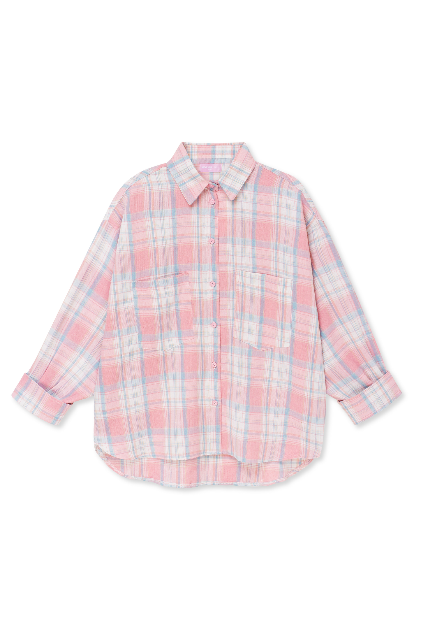 HOCHU Сорочка в рожеву клітинку