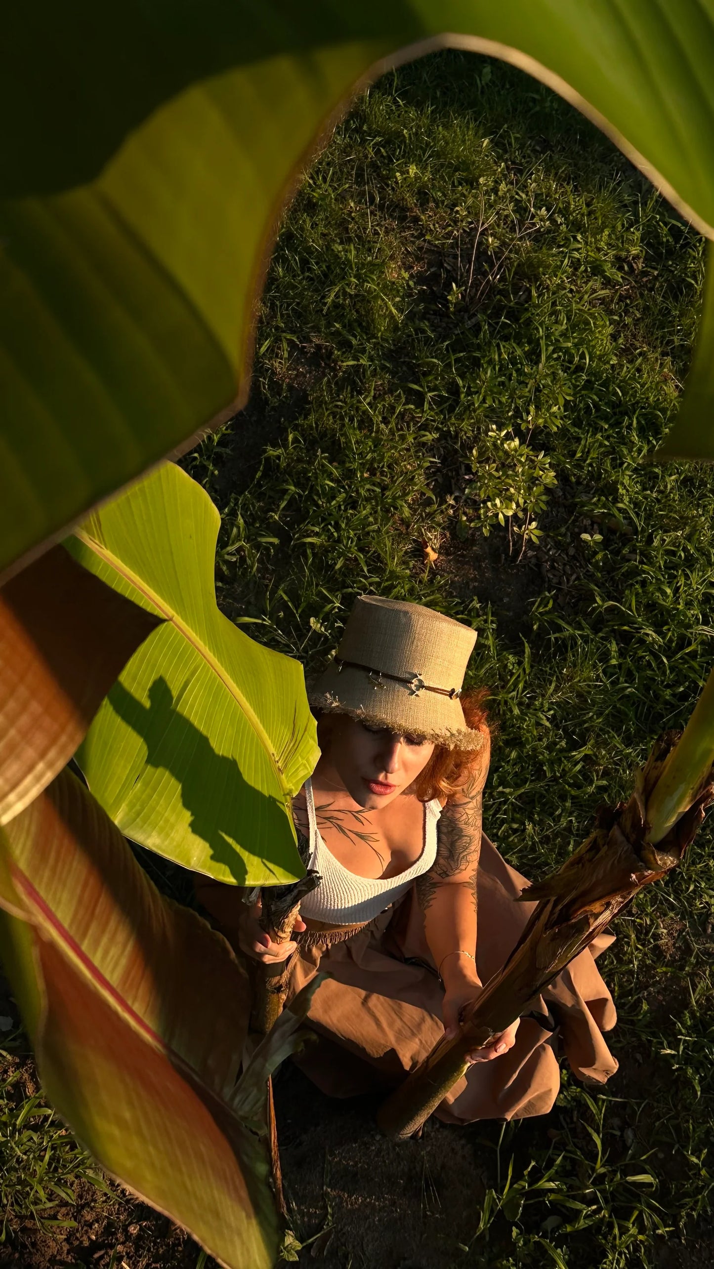 EROMIN Sand Linen Bucket Hat