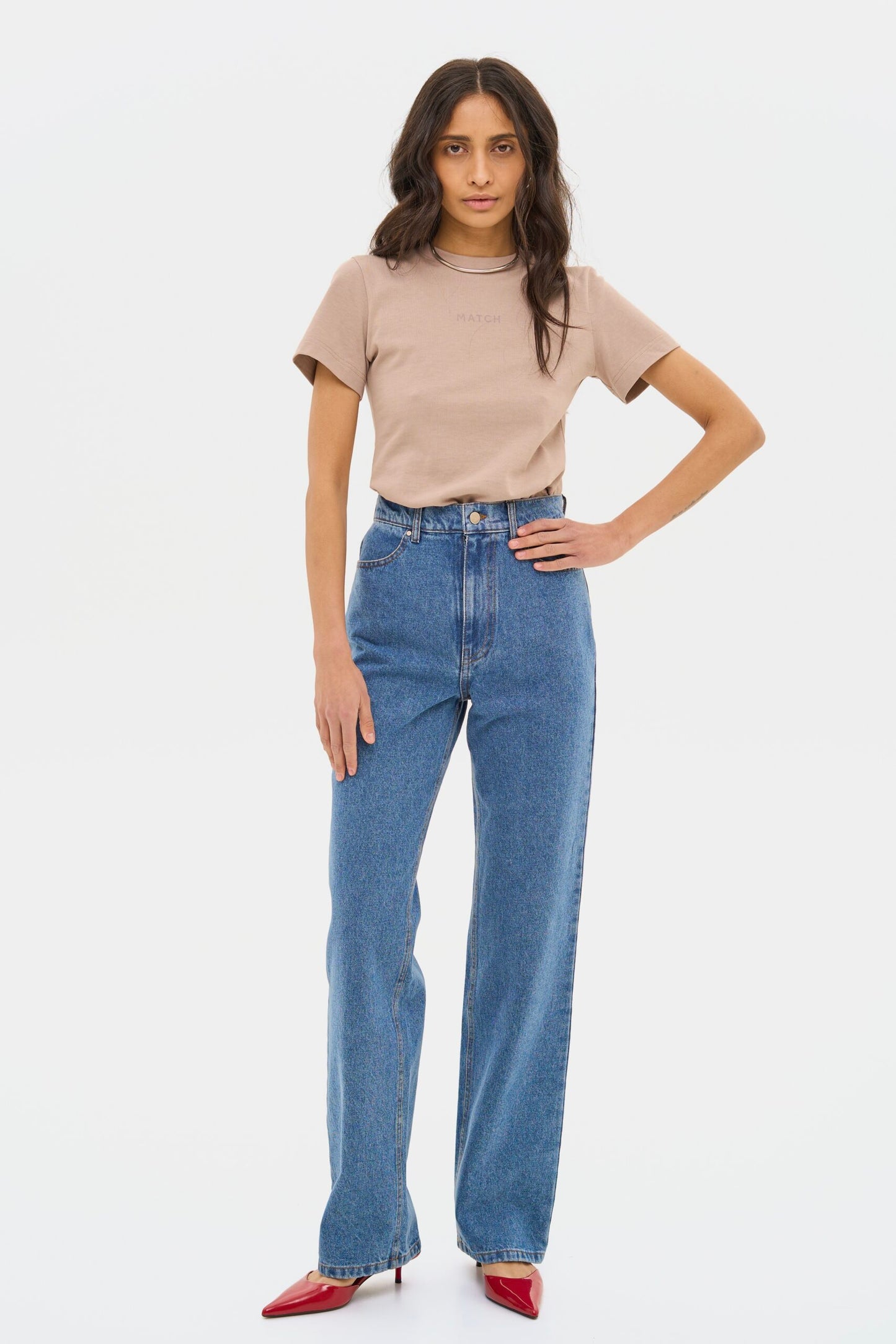 MATCH DENIM Джинси Blue Straight