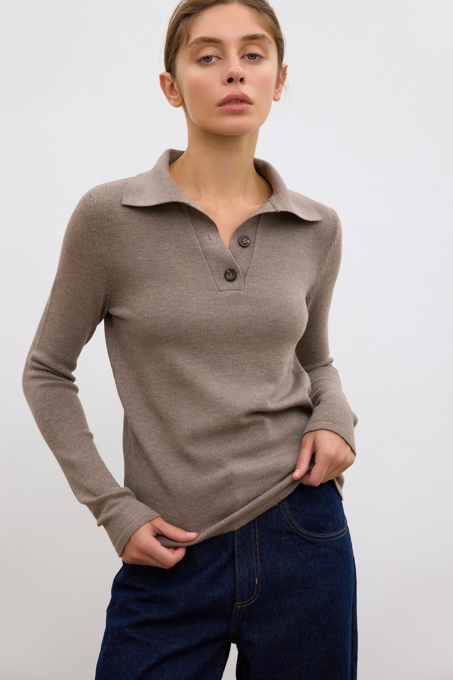 Wool Happen Лонгслів Jill мокко