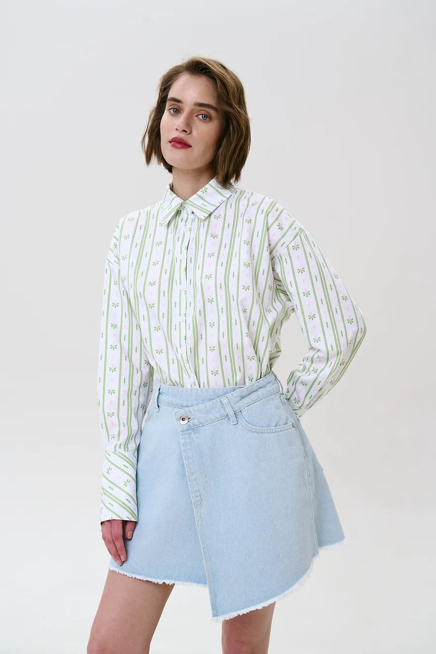Cultoni Спідниця Denim Dusty Blue