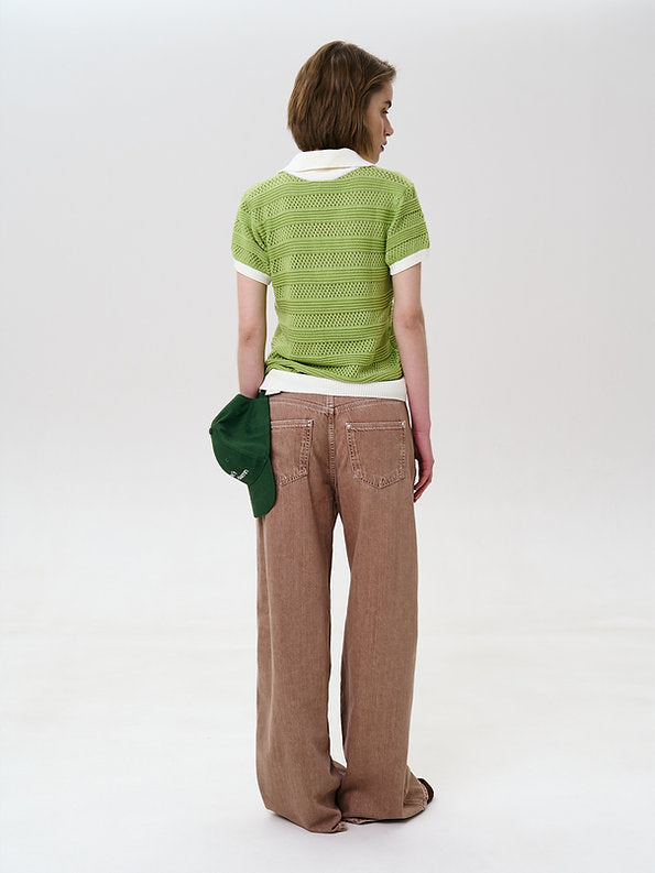 Cultoni Поло Green Cotton