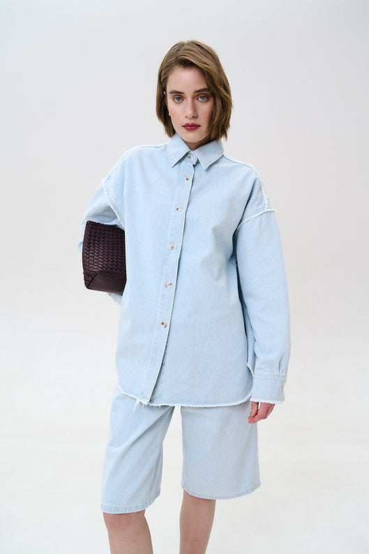 Cultoni Сорочка Denim Dusty Blue