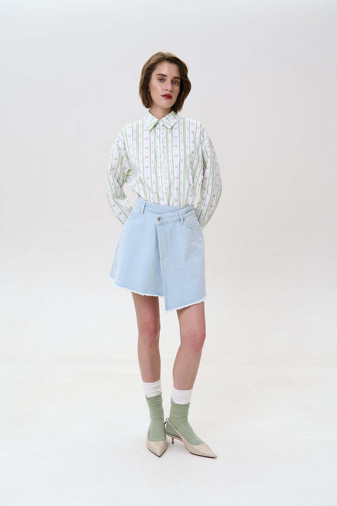Cultoni Спідниця Denim Dusty Blue