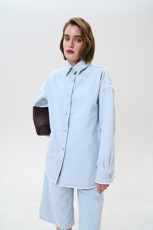 Cultoni Сорочка Denim Dusty Blue