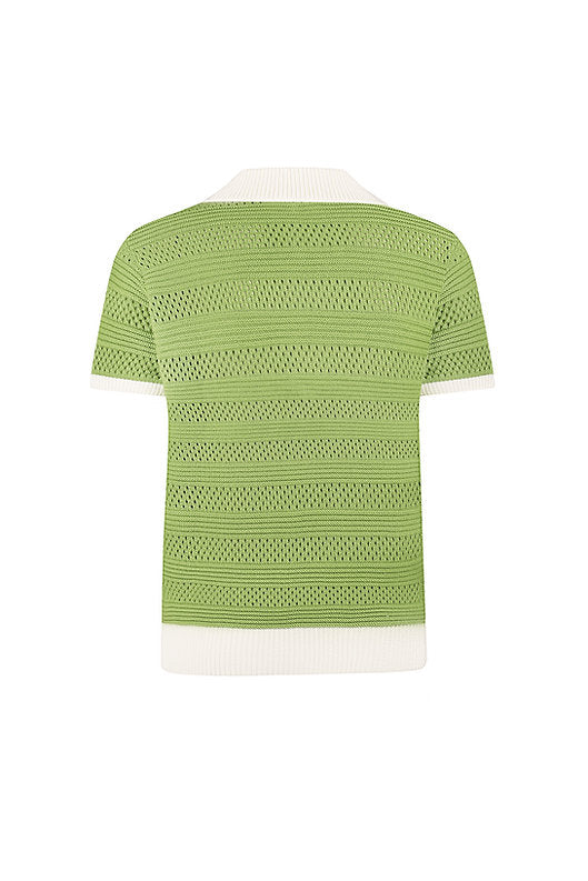 Cultoni Поло Green Cotton