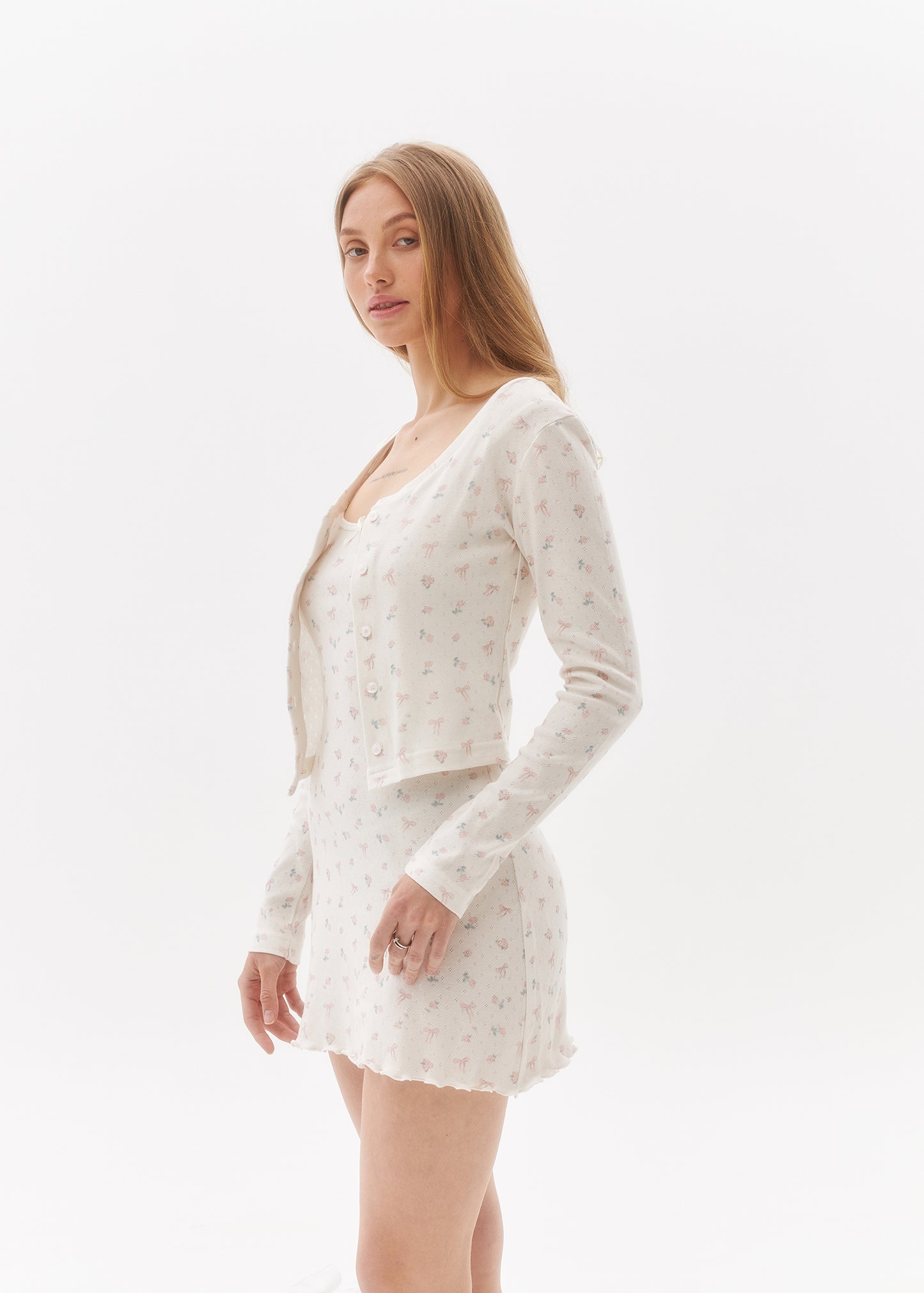 ROUGERIE КАРДИГАН "BOWS IN BLUSH"