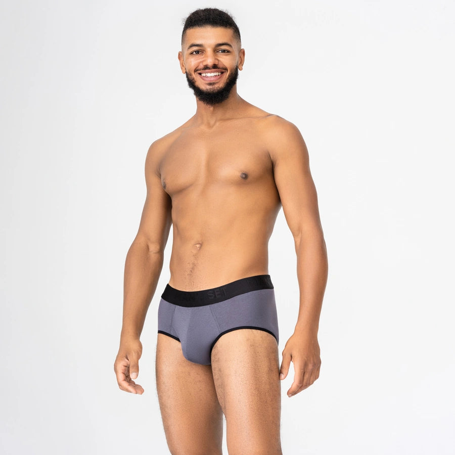 MAN's SET бріфи Anatomic Briefs 2.0 Black Series Micromodal, графітовий