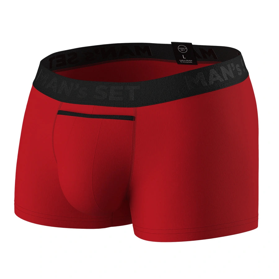 MAN's SET Чоловічі анатомічні боксери Anatomic Classic 1.2 Black Series, червоний