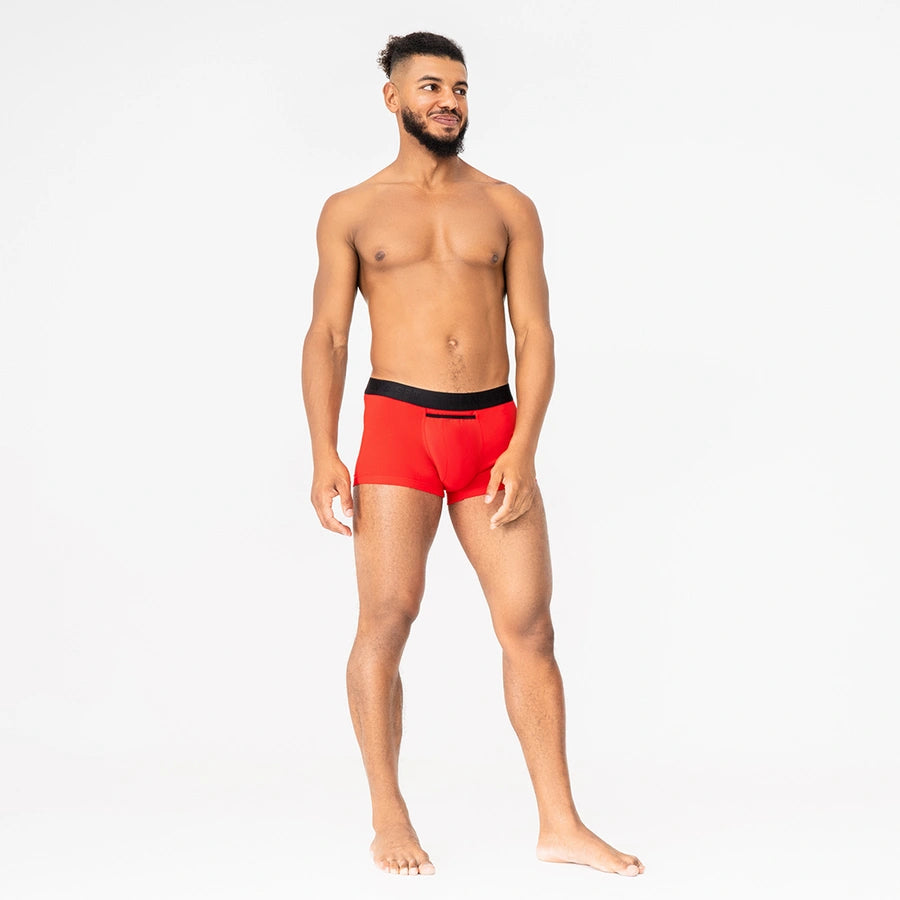 MAN's SET Чоловічі анатомічні боксери Anatomic Classic 1.2 Black Series, червоний